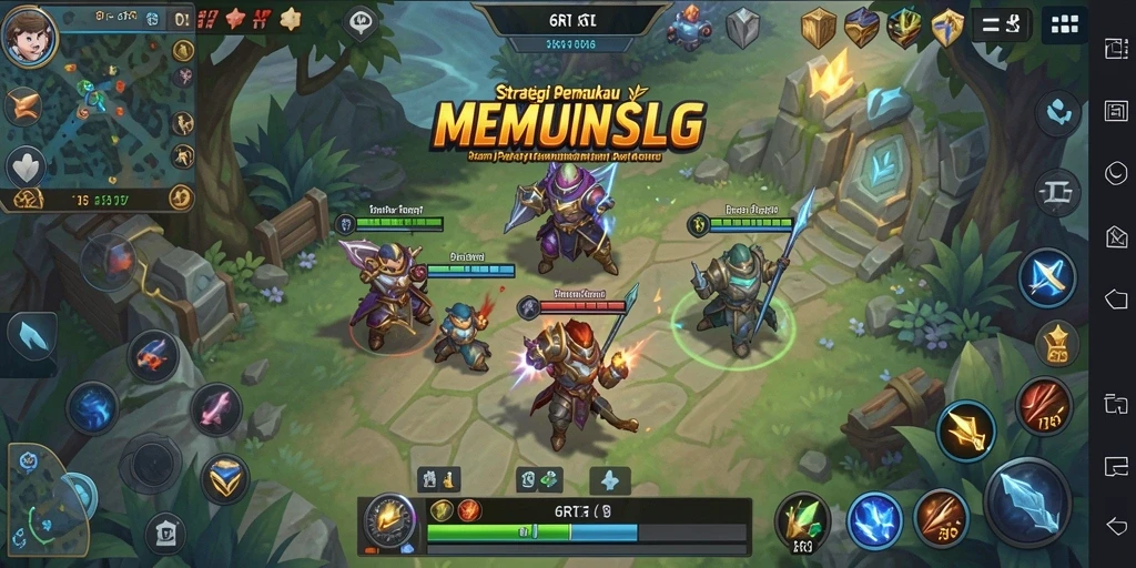 Screenshot utama 6RT menampilkan strategi dinamis dalam gameplay SLG.