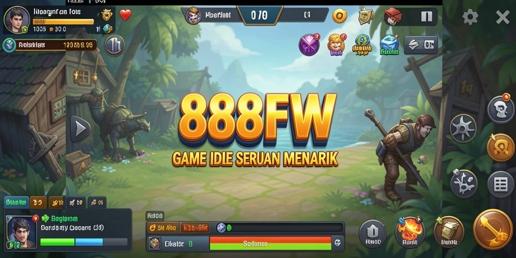 Tampilan gameplay 888FW yang menawan dan interaktif.