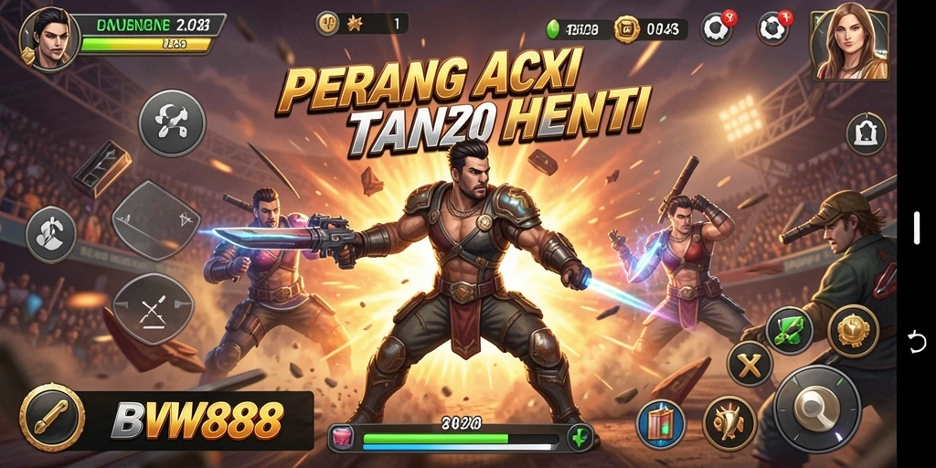 Tampilan menegangkan dari gameplay BW888 yang penuh aksi.