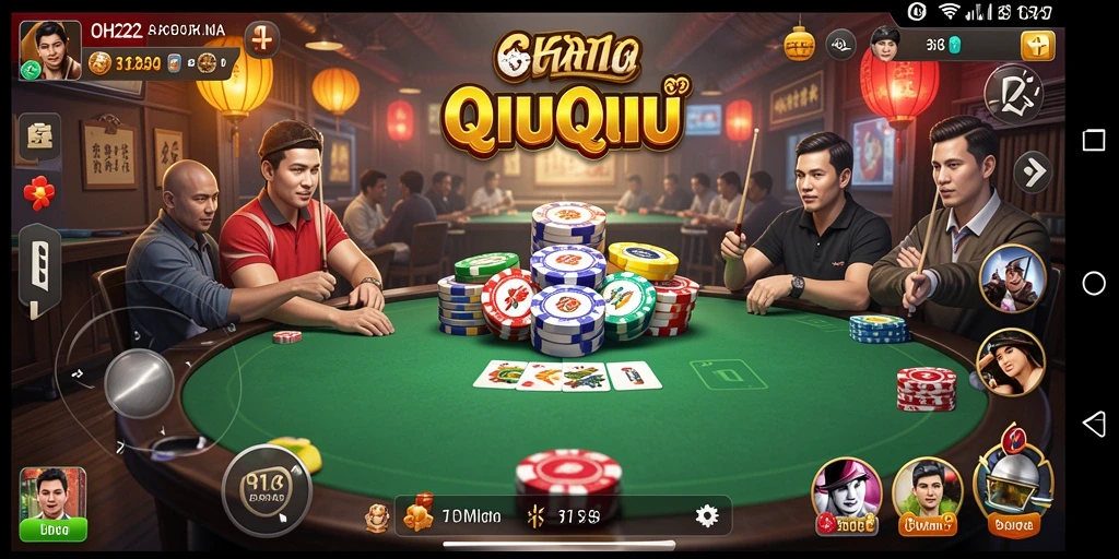 Gameplay QiuQiu yang menarik dan seru di OH222.