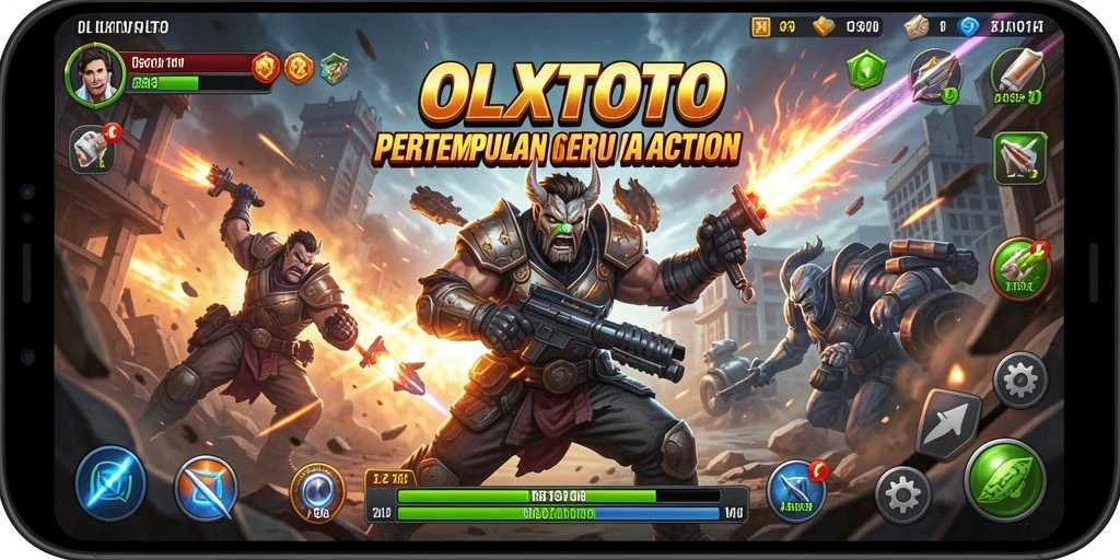 Screenshot gameplay seru OLXTOTO menampilkan aksi mendebarkan.