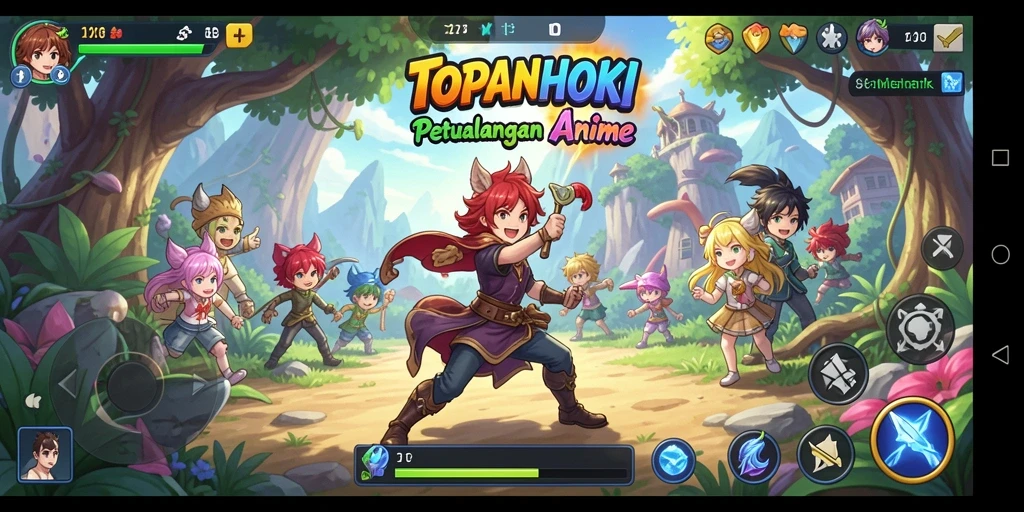 Gameplay seru dan karakter unik dalam TOPANHOKI.
